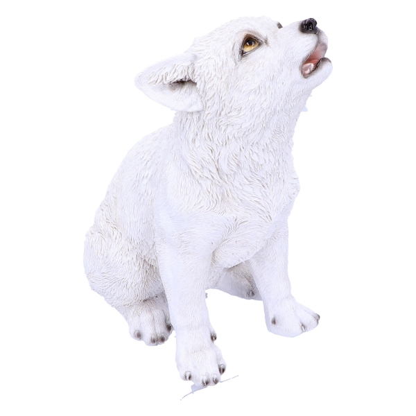 Wolfswelpe weiß 22,5cm